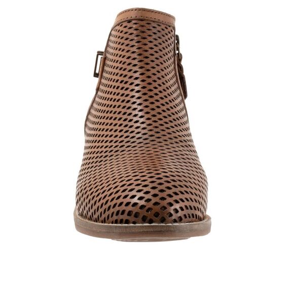 Softwalk Womens Rimini Perf Brown Boots (NWT) - Picture 3 of 7